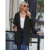 imageZeagoo Womens Zip Up Hoodies Long Sleeve Long Tunic Sweatshirts Oversized Fleece Casual 2025 Fall Jacket Coat with Pocket01 Black
