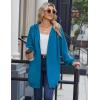 imageZeagoo Womens Zip Up Hoodies Long Sleeve Long Tunic Sweatshirts Oversized Fleece Casual 2025 Fall Jacket Coat with PocketBlue