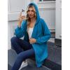 imageZeagoo Womens Zip Up Hoodies Long Sleeve Long Tunic Sweatshirts Oversized Fleece Casual 2025 Fall Jacket Coat with PocketBlue