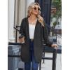 imageZeagoo Womens Zip Up Hoodies Long Sleeve Long Tunic Sweatshirts Oversized Fleece Casual 2025 Fall Jacket Coat with PocketDark Grey
