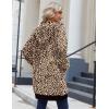 imageZeagoo Womens Zip Up Hoodies Long Sleeve Long Tunic Sweatshirts Oversized Fleece Casual 2025 Fall Jacket Coat with PocketLeopard Print