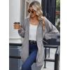imageZeagoo Womens Zip Up Hoodies Long Sleeve Long Tunic Sweatshirts Oversized Fleece Casual 2025 Fall Jacket Coat with PocketLight Grey