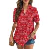 H-boho Floral Red