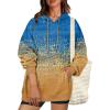 imageZeagoo Womens Oversized Hoodies Fleece Sweatshirts Long Sleeve Pullover with Pocket 2025 Fall Winter Outfits Y2k ClothesGold Foil Gradient