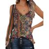 imageZeagoo Womens V Neck Camisole Tank Top Strap Sleeveless T Shirt Casual Loose Vest Blouse  SXXLMz721