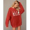 imageZeagoo Christmas Sweatshirt for Women Crewneck Christmas Tree Long Sleeve Shirt Xmas Holiday Party Pullover Sweater Tops02redchristmas Tree