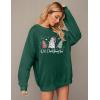 imageZeagoo Christmas Sweatshirt for Women Crewneck Christmas Tree Long Sleeve Shirt Xmas Holiday Party Pullover Sweater Tops03greenchristmas Tree