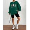 imageZeagoo Christmas Sweatshirt for Women Crewneck Christmas Tree Long Sleeve Shirt Xmas Holiday Party Pullover Sweater Tops03greenchristmas Tree
