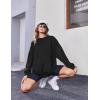 imageZeagoo Christmas Sweatshirt for Women Crewneck Christmas Tree Long Sleeve Shirt Xmas Holiday Party Pullover Sweater TopsBlack