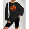 imageZeagoo Christmas Sweatshirt for Women Crewneck Christmas Tree Long Sleeve Shirt Xmas Holiday Party Pullover Sweater TopsBlackpumpkin