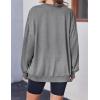 imageZeagoo Christmas Sweatshirt for Women Crewneck Christmas Tree Long Sleeve Shirt Xmas Holiday Party Pullover Sweater TopsGreyskull