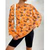 imageZeagoo Christmas Sweatshirt for Women Crewneck Christmas Tree Long Sleeve Shirt Xmas Holiday Party Pullover Sweater TopsYellowskull