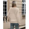 imageZeagoo Sweaters for Women Long Sleeve Tops Soft Knit Crew Neck Pullover Sweater Lightweight Crochet 2025 Fall OutfitsA Apricot