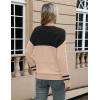imageZeagoo Sweaters for Women Long Sleeve Tops Soft Knit Crew Neck Pullover Sweater Lightweight Crochet 2025 Fall OutfitsBlackapricot