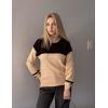 imageZeagoo Sweaters for Women Long Sleeve Tops Soft Knit Crew Neck Pullover Sweater Lightweight Crochet 2025 Fall OutfitsBlackapricot
