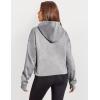imageZeagoo Women Plus Size Zipper Hoodie Long Sleeve 2024 Trendy Sweatshirts Athletic Cropped Tops Dark Grey LargeAgrey