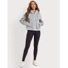 imageZeagoo Women Plus Size Zipper Hoodie Long Sleeve 2024 Trendy Sweatshirts Athletic Cropped Tops Dark Grey LargeAgrey