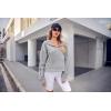 imageZeagoo Women Plus Size Zipper Hoodie Long Sleeve 2024 Trendy Sweatshirts Athletic Cropped Tops Dark Grey LargeAgrey