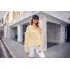 imageZeagoo Women Plus Size Zipper Hoodie Long Sleeve 2024 Trendy Sweatshirts Athletic Cropped Tops Dark Grey LargeApricot