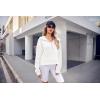 imageZeagoo Women Plus Size Zipper Hoodie Long Sleeve 2024 Trendy Sweatshirts Athletic Cropped Tops Dark Grey LargeWhite