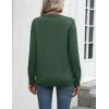 imageZeagoo Womens 2025 Fall Sweaters Long Sleeve Tops Classic Crew Neck Pullover Sweaters Loose Dressy Casual Basic ClothesArmy Green