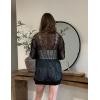 imageZeagoo Womens 2025 Summer Crochet Lightweight Cardigan Short Sleeve Boho Kimono Oversized Open Front Sweater TopsBlack