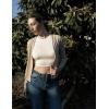 imageZeagoo Womens Lightweight Summer Cardigan Cropped Long Sleeve Shrug Thin Open Front Sheer Bolero for DressesKhaki