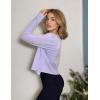 imageZeagoo Womens Lightweight Summer Cardigan Cropped Long Sleeve Shrug Thin Open Front Sheer Bolero for DressesLavender