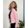 imageZeagoo Womens Lightweight Summer Cardigan Cropped Long Sleeve Shrug Thin Open Front Sheer Bolero for DressesPink