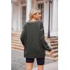 imageZeagoo Womens Tops Long Sleeve Lightweight Shirts 2025 Spring Fashion Trendy Tops Crewneck Casual SweatshirtDark Grey