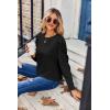 imageZeagoo Womens Tops Puff Sleeve Shirts Blouses for Women 2025 Fall Tunic Top Dressy Pullover Work Business Casual OutfitsA01black