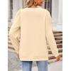 imageZeagoo Womens Tops Puff Sleeve Shirts Blouses for Women 2025 Fall Tunic Top Dressy Pullover Work Business Casual OutfitsBeige