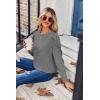 imageZeagoo Womens Tops Puff Sleeve Shirts Blouses for Women 2025 Fall Tunic Top Dressy Pullover Work Business Casual OutfitsLight Grey