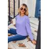 imageZeagoo Womens Tops Puff Sleeve Shirts Blouses for Women 2025 Fall Tunic Top Dressy Pullover Work Business Casual OutfitsPurple