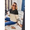 imageZeagoo Womens Tops Puff Sleeve Shirts Blouses for Women 2025 Fall Tunic Top Dressy Pullover Work Business Casual OutfitsStripe1