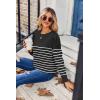 imageZeagoo Womens Tops Puff Sleeve Shirts Blouses for Women 2025 Fall Tunic Top Dressy Pullover Work Business Casual OutfitsStripe4