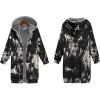 imageZeagoo Womens Zip Up Hoodies Long Sleeve Fall Lightweight Hooded Sweatshirt Oversized Fleece Jacket With PocketsBlack