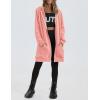 imageZeagoo Womens Zip Up Hoodies Long Sleeve Fall Lightweight Hooded Sweatshirt Oversized Fleece Jacket With PocketsPink