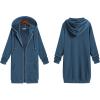 imageZeagoo Womens Zip Up Hoodies Long Sleeve Fall Lightweight Hooded Sweatshirt Oversized Fleece Jacket With PocketsRoyal Blue