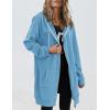 imageZeagoo Womens Zip Up Hoodies Long Sleeve Fall Lightweight Hooded Sweatshirt Oversized Fleece Jacket With PocketsSky Blue