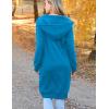 imageZeagoo Womens Zip Up Hoodies Oversized Fleece Long Tunic Sweatshirts Casual Long Sleeve 2025 Fall Hoodie Jacket CoatBlue
