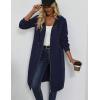 imageZeagoo Womens Zip Up Hoodies Oversized Fleece Long Tunic Sweatshirts Casual Long Sleeve 2025 Fall Hoodie Jacket CoatDark Blue