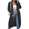 imageZeagoo Womens Zip Up Hoodies Oversized Fleece Long Tunic Sweatshirts Casual Long Sleeve 2025 Fall Hoodie Jacket CoatDark Grey