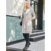 imageZeagoo Womens Zip Up Hoodies Oversized Fleece Long Tunic Sweatshirts Casual Long Sleeve 2025 Fall Hoodie Jacket CoatLight Grey