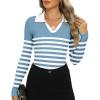 Blue White Stripe