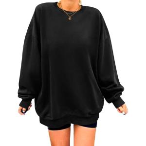 imageZeagoo Christmas Sweatshirt for Women Crewneck Christmas Tree Long Sleeve Shirt Xmas Holiday Party Pullover Sweater TopsBlack