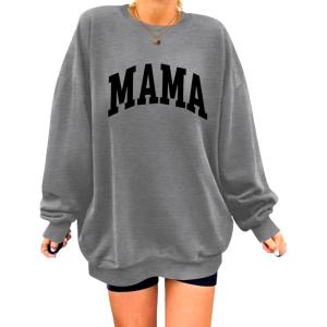imageZeagoo Christmas Sweatshirt for Women Crewneck Christmas Tree Long Sleeve Shirt Xmas Holiday Party Pullover Sweater TopsGrey Print