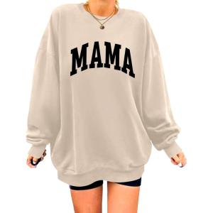 imageZeagoo Christmas Sweatshirt for Women Crewneck Christmas Tree Long Sleeve Shirt Xmas Holiday Party Pullover Sweater TopsKhakimama