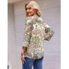 imageZeagoo 34 Length Sleeve Womens Tops Round Neck Casual Summer Tunic Tops Basic Tees Blouses Dressy TShirts Pleated ShirtsMz453