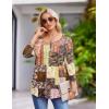 imageZeagoo 34 Length Sleeve Womens Tops Round Neck Casual Summer Tunic Tops Basic Tees Blouses Dressy TShirts Pleated ShirtsMz810